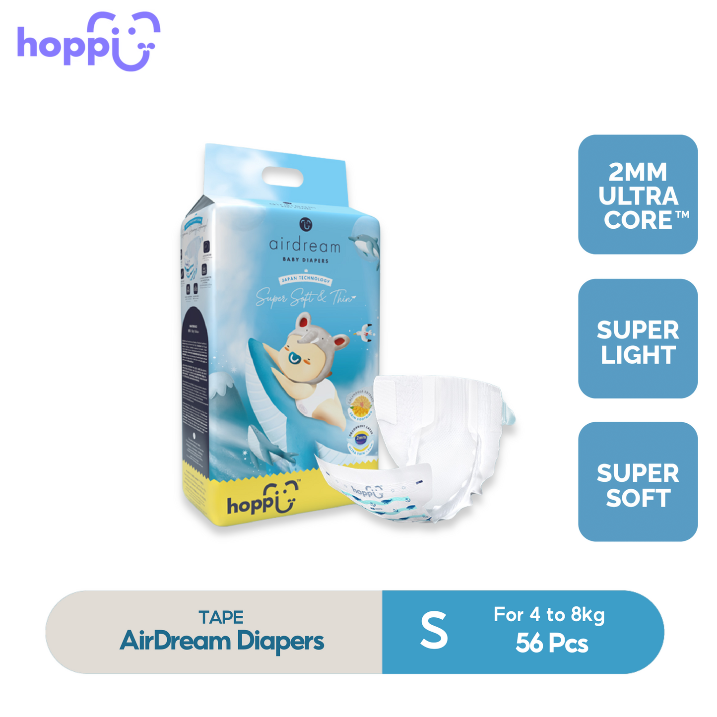 Hoppi AirDream Baby Diaper Tape