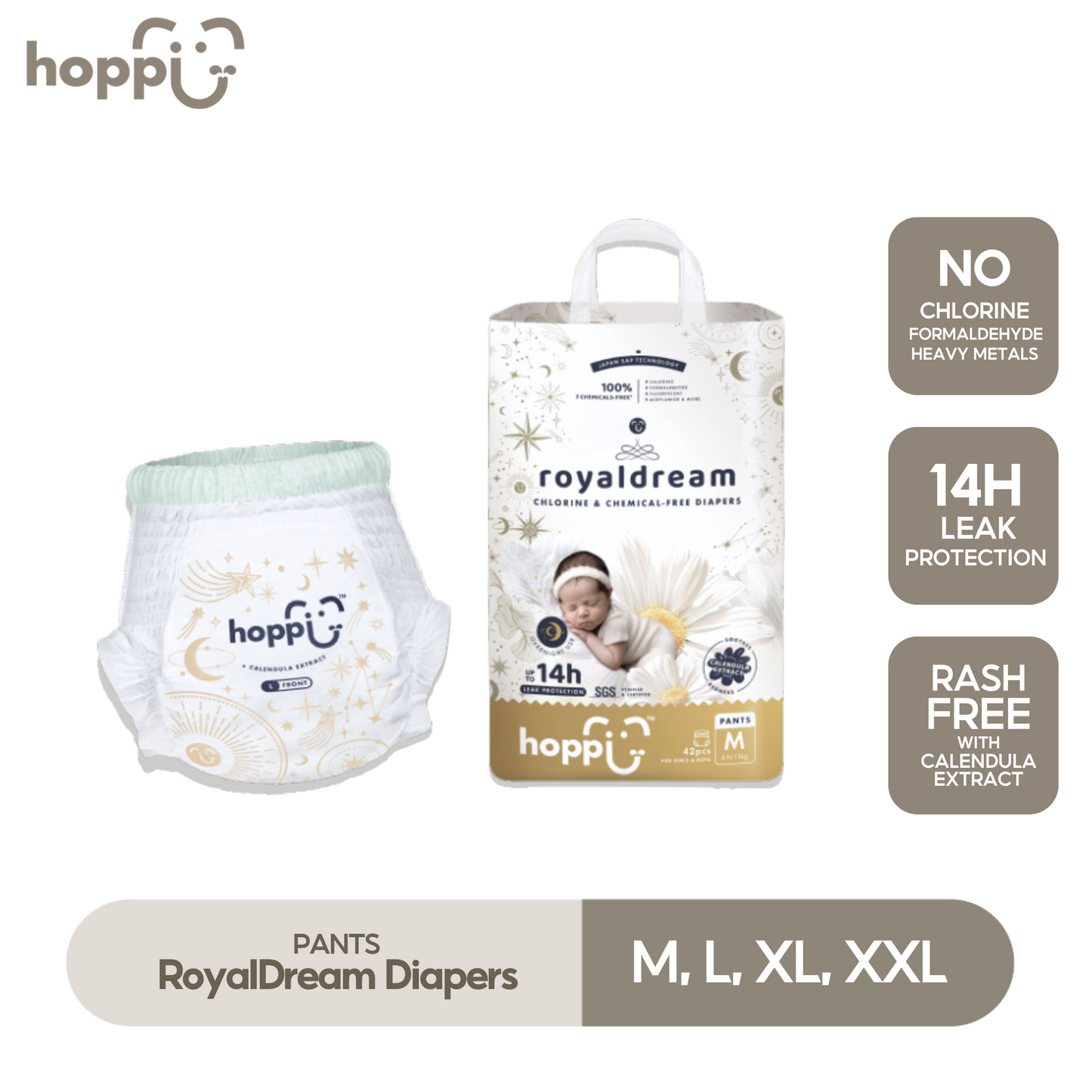 Hoppi RoyalDream Baby Diaper Pants