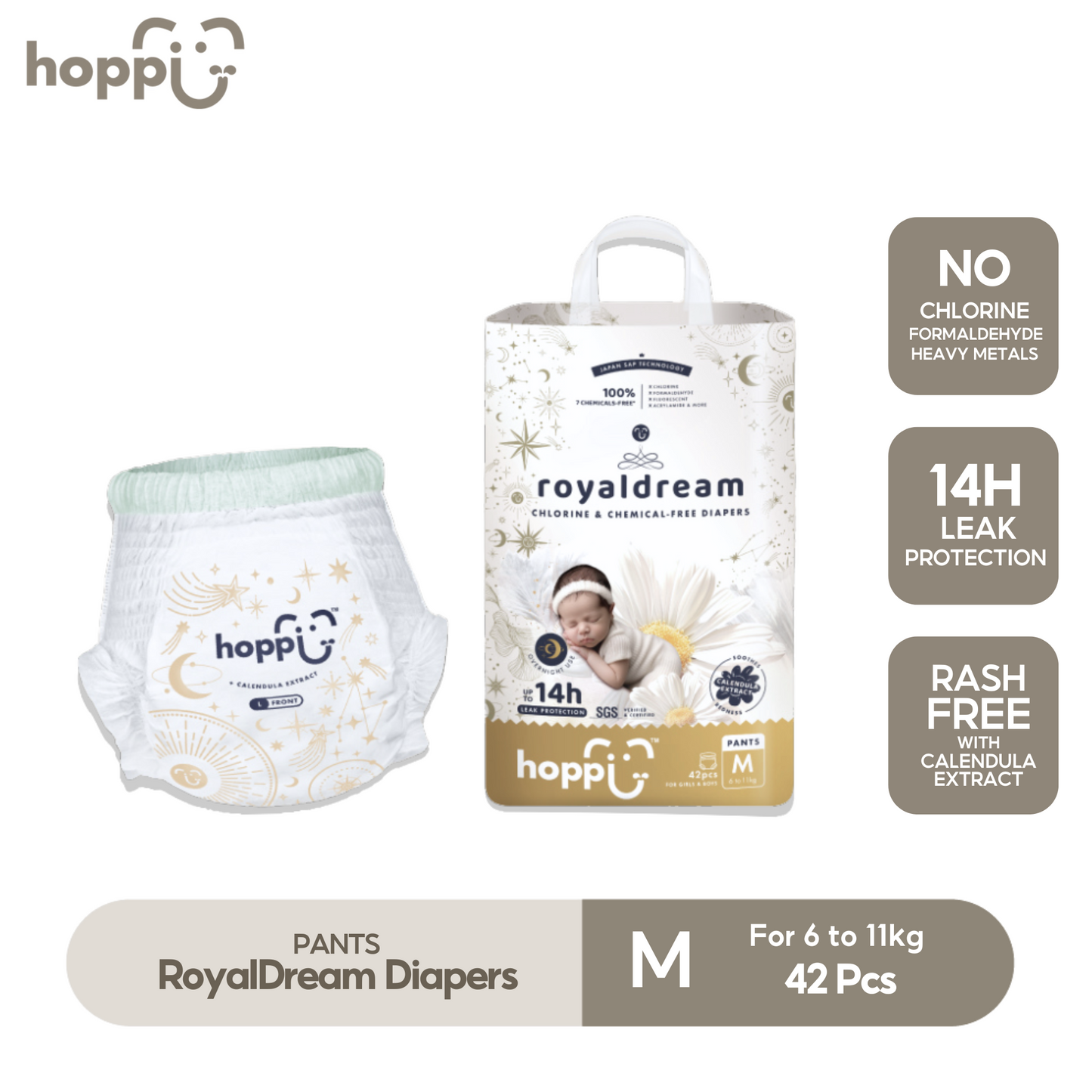 Hoppi RoyalDream Baby Diaper Pants