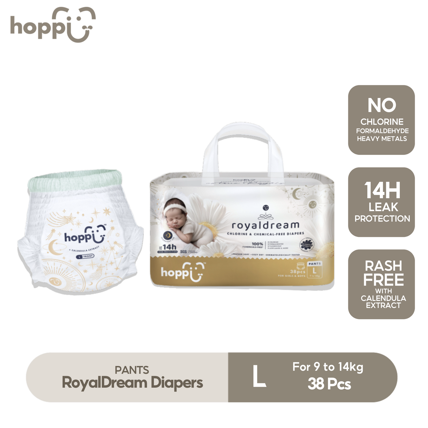 Hoppi RoyalDream Baby Diaper Pants