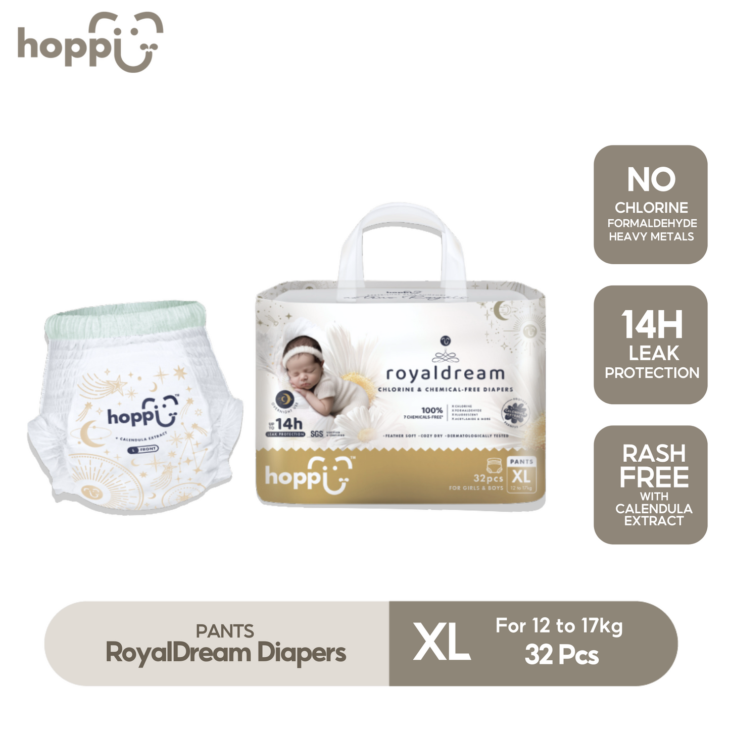 Hoppi RoyalDream Baby Diaper Pants
