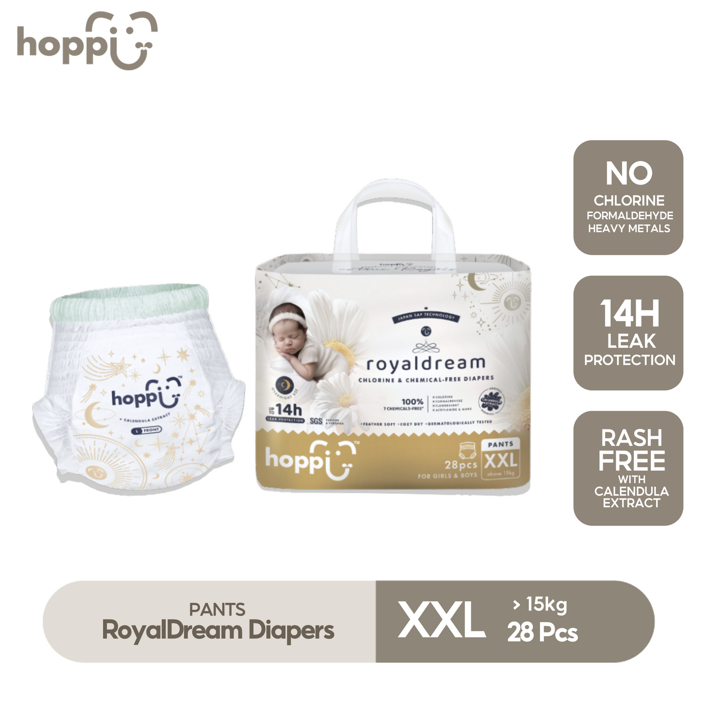 Hoppi RoyalDream Baby Diaper Pants