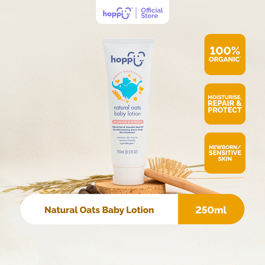 Hoppi Natural Oats Baby Lotion (250ml)