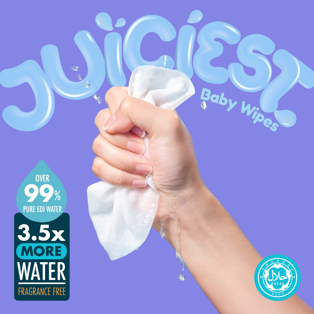 Hoppi Premium Wipes Dermatologically Tested (20 Wipes x 5 Packs)