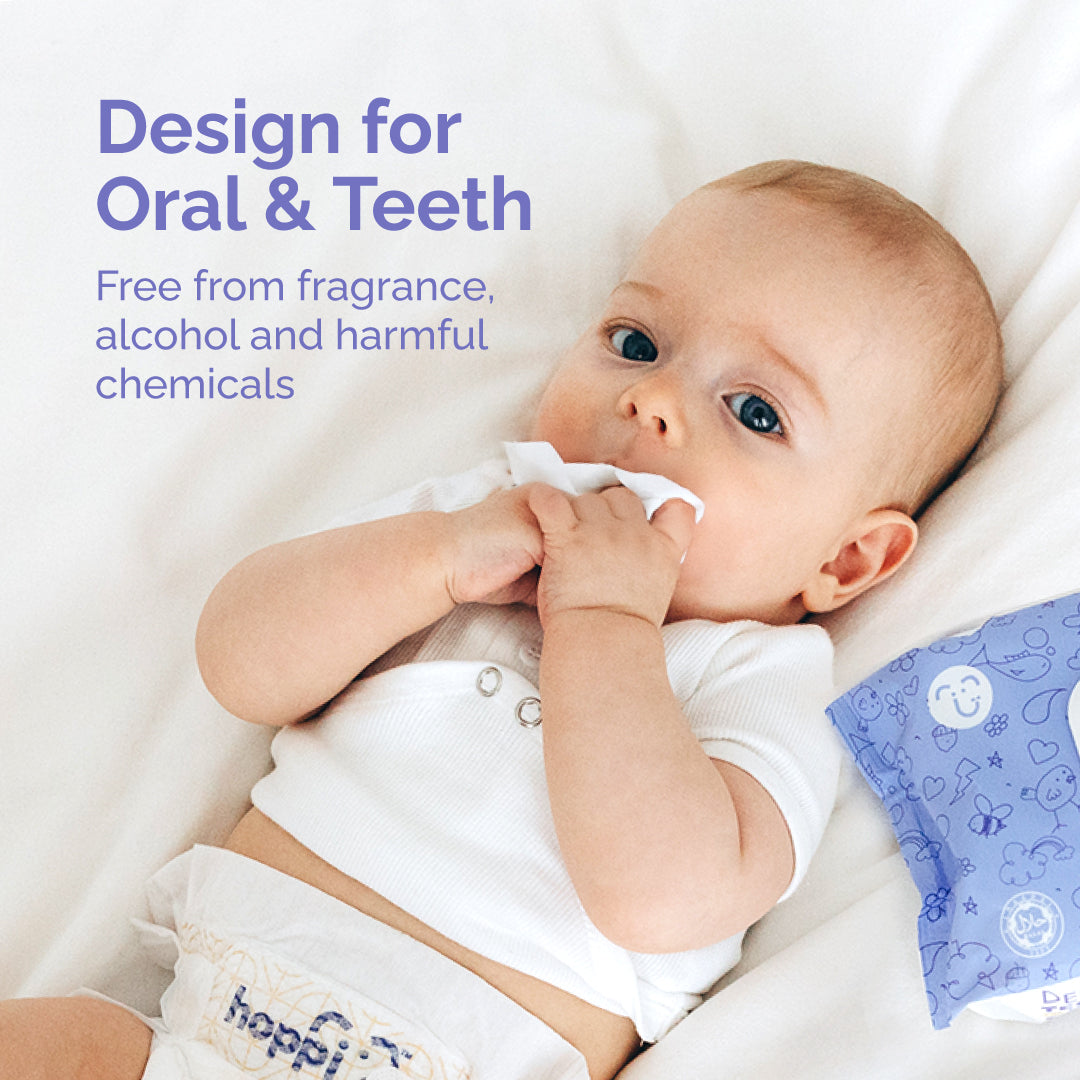 Hoppi Premium Wipes Dermatologically Tested (80 Wipes x 3 Packs)